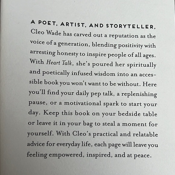 Heart Talk: Poetic Wisdom for a Better Life - Hardback - Picture 4 of 4